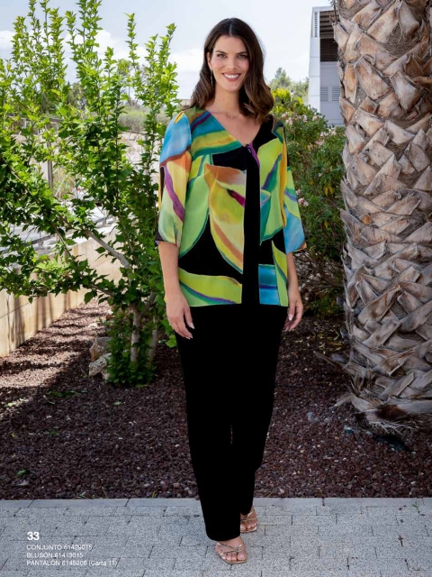 BLUSON PICO DOBLE ESTAMPADO 13015