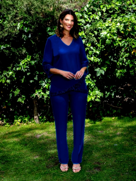 TRAJE DE PANTALON LENTEJUELAS 29003