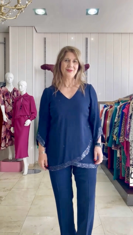 TRAJE DE PANTALON LENTEJUELAS 29003