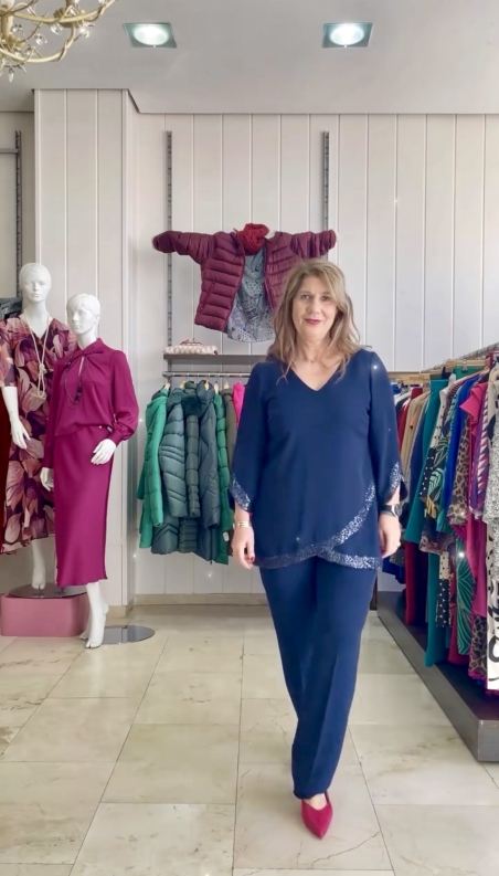 TRAJE DE PANTALON LENTEJUELAS 29003