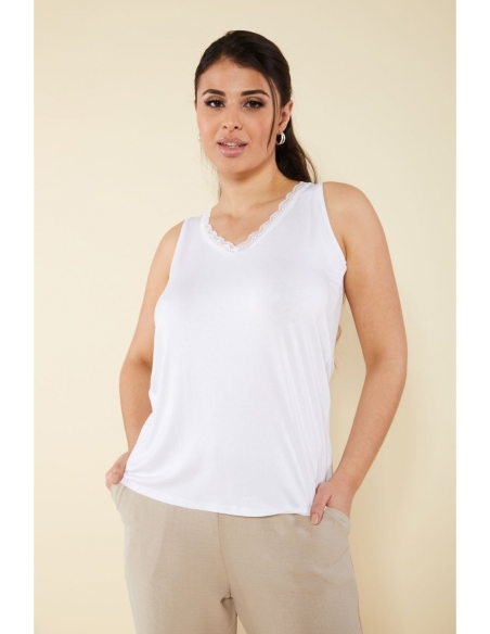 BLUSA SIN MANGA LENCERA ANVITO 6970