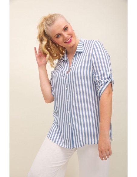 BLUSA M/L RAYAS